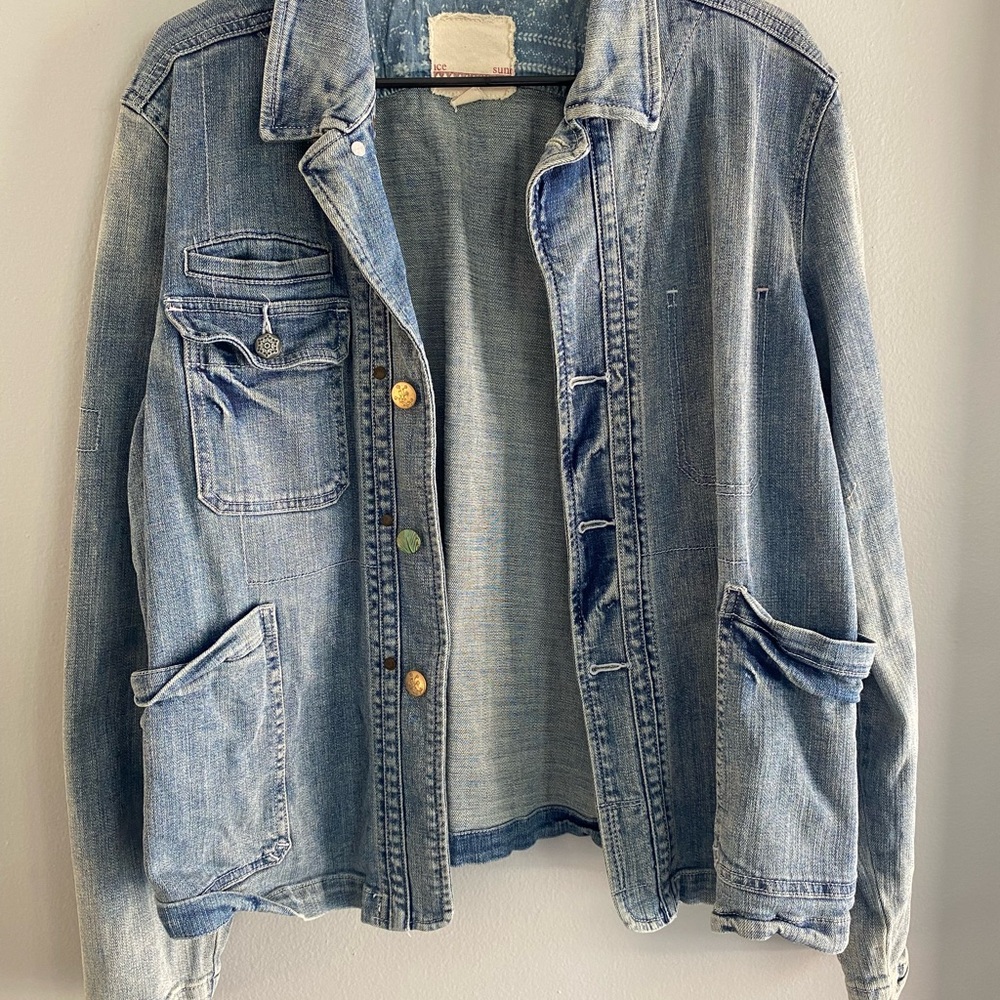 Sundance - denim jean jacket size XL